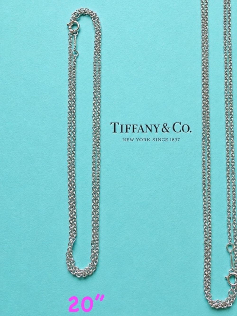 Tiffany & Co. THICK Chain in Silver, 20"